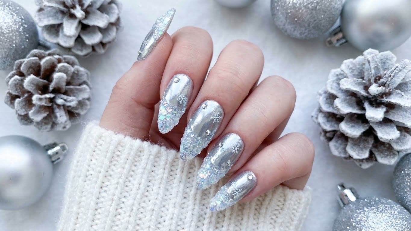 Shine On: A Guide to Sparkly Winter Nails