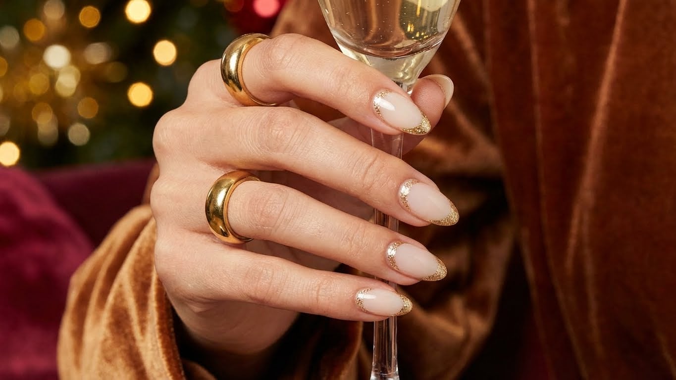 Shine Bright This Holiday Season with Glitter Holiday Nails