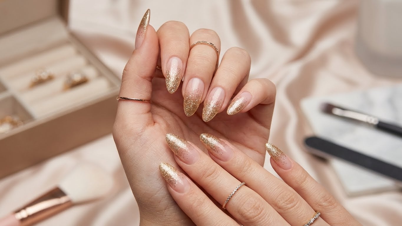 How to Get ‘Golden’ Christmas Nails at Home: A Step-by-Step Guide