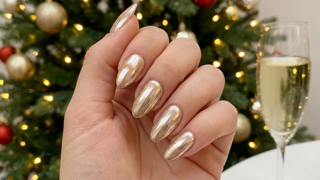 A Guide to Creating Stunning Gold Christmas Nails at Home