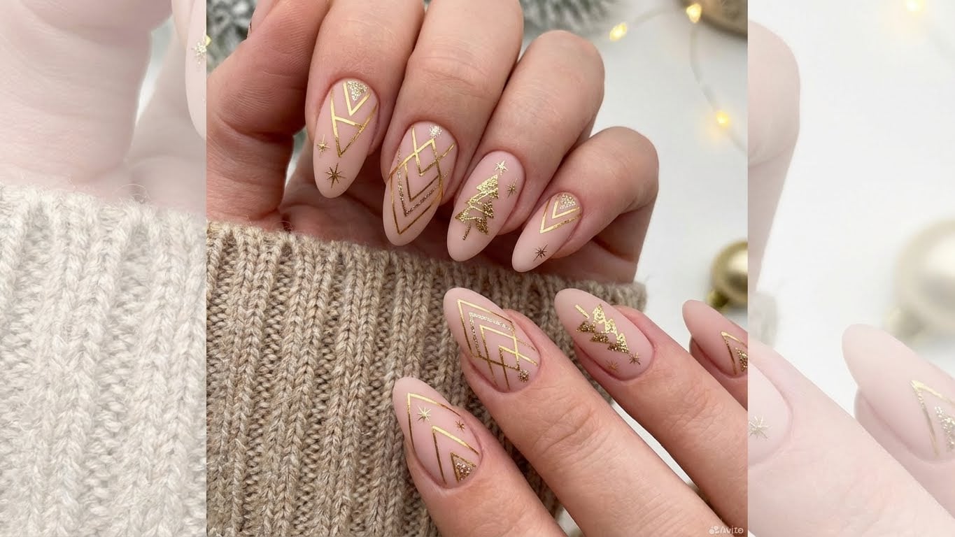 Sparkle This Holiday Season: The Ultimate Guide to Gold Christmas Nails